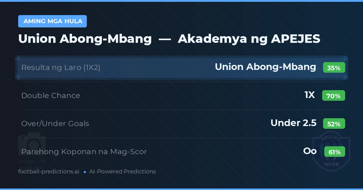 Aming mga hula: Union Abong-Mbang vs Akademya ng APEJES