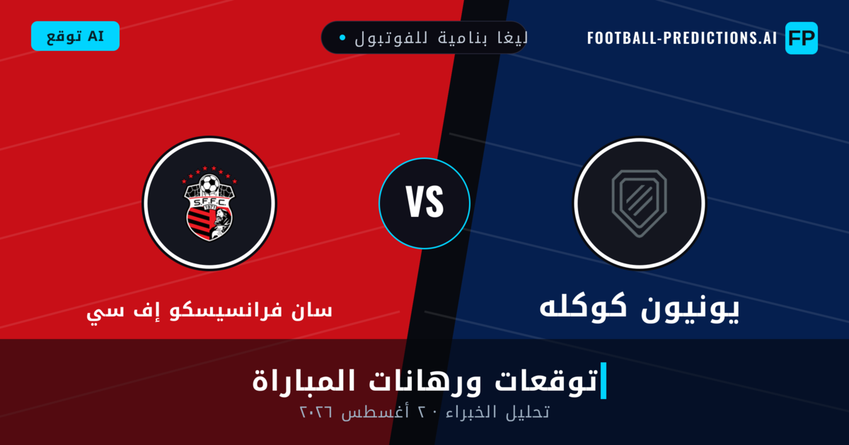 يونيون كوكله ضد سان فرانسيسكو إف سي — توقعات ومعاينة المباراة