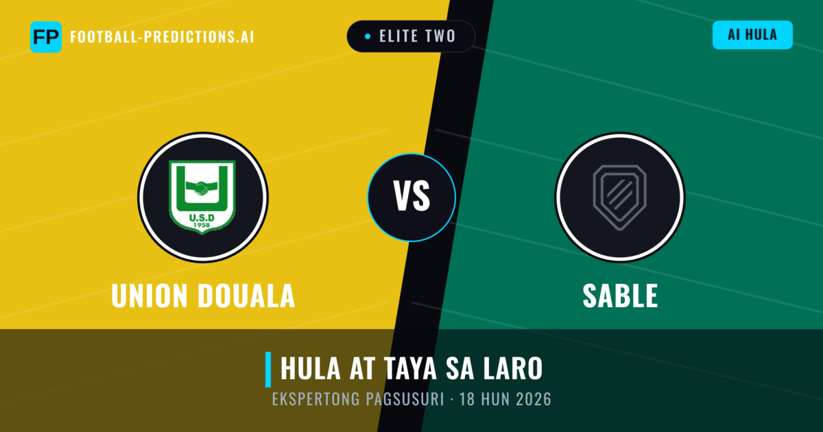 Union Douala vs Sable — hula at preview ng laban