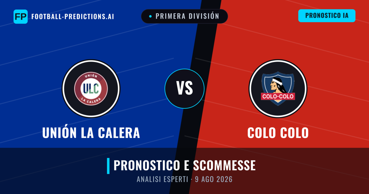 Unión La Calera vs Colo Colo — pronostico e anteprima del match