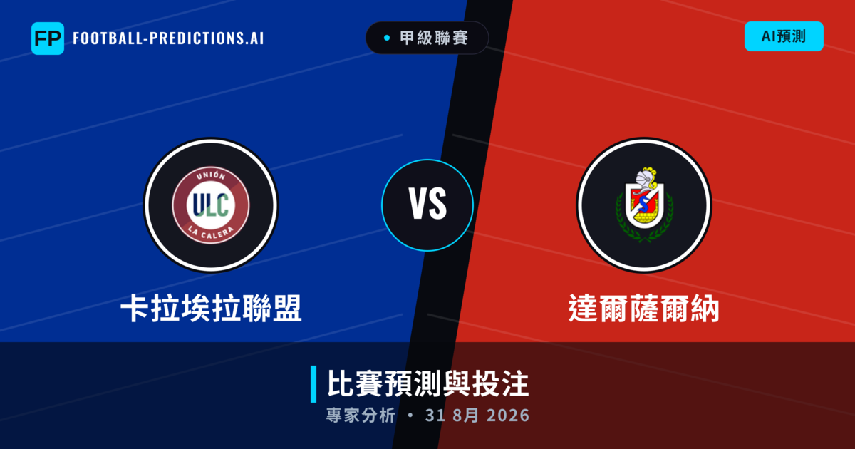 卡拉埃拉聯盟 vs 達爾薩爾納 — 比赛预测和前瞻