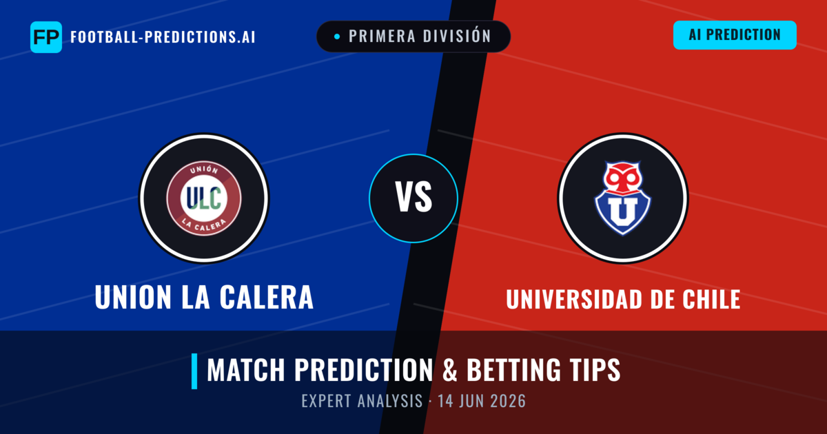 Union La Calera vs Universidad de Chile — match prediction & preview