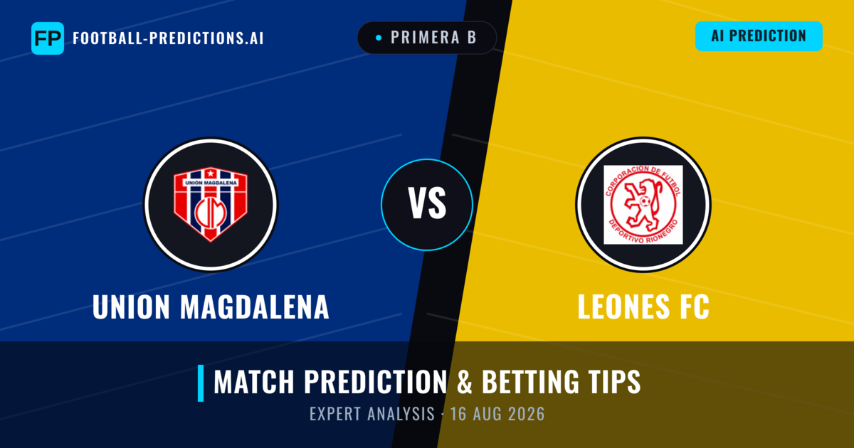 Union Magdalena vs Leones FC — match prediction & preview