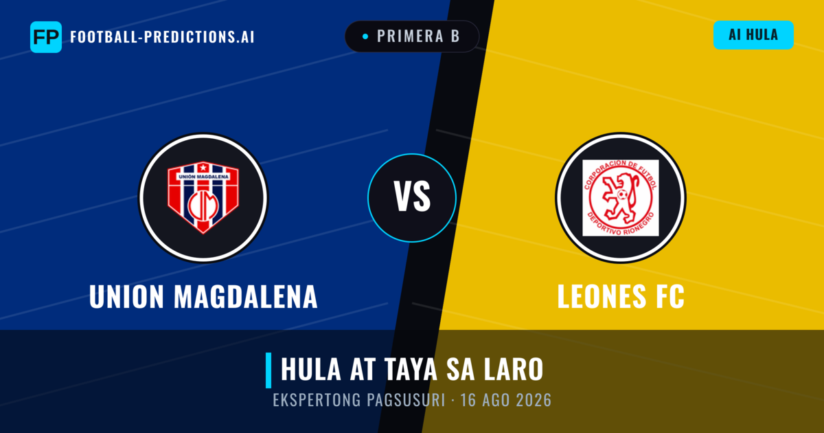 Union Magdalena vs Leones FC — hula at preview ng laban