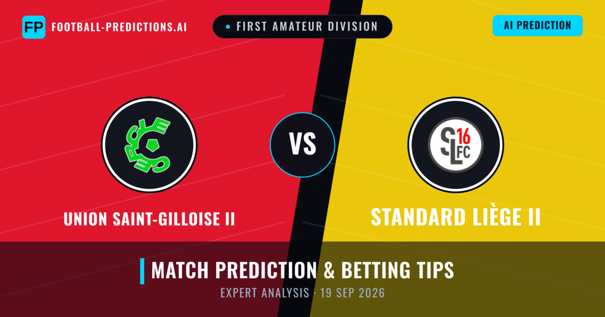 Union Saint-Gilloise II vs Standard Liège II — match prediction & preview