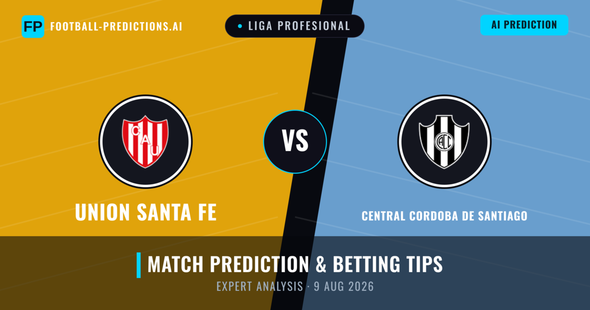 Union Santa Fe vs Central Cordoba de Santiago — match prediction & preview