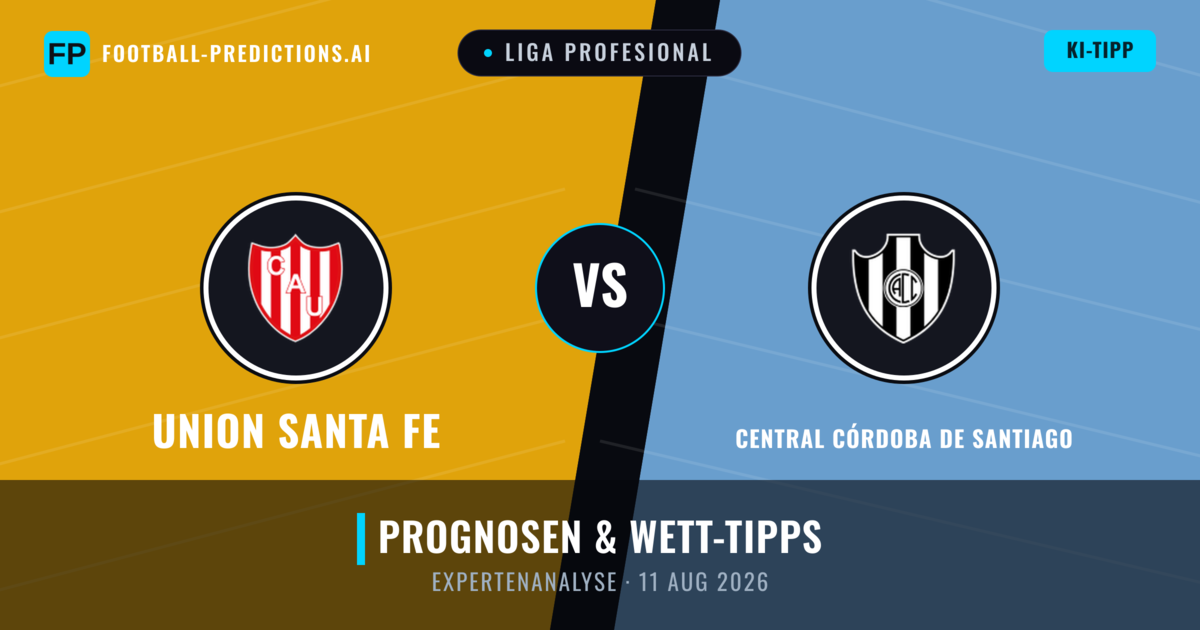 Union Santa Fe vs Central Córdoba de Santiago — Prognose und Spielvorschau