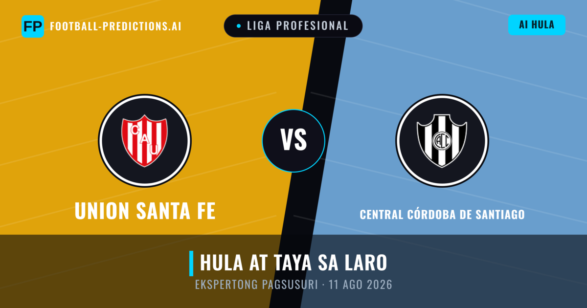 Union Santa Fe vs Central Córdoba de Santiago — hula at preview ng laban