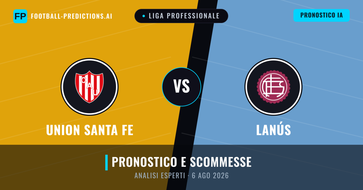 Union Santa Fe vs Lanús — pronostico e anteprima del match
