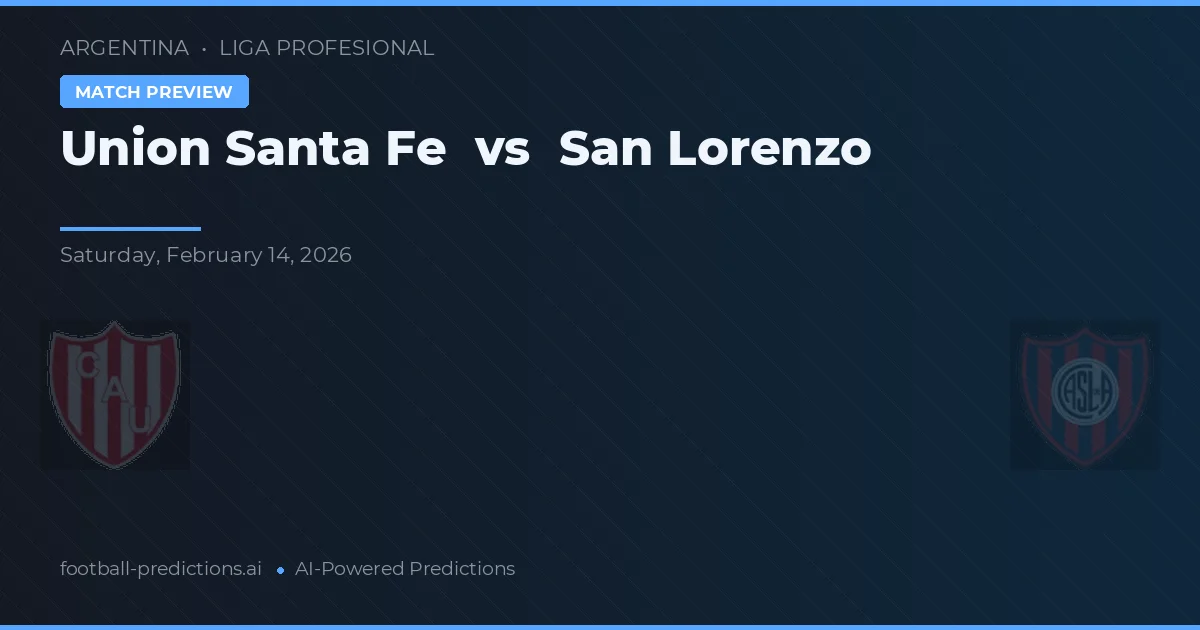 Union Santa Fe vs San Lorenzo — hula at preview ng laban