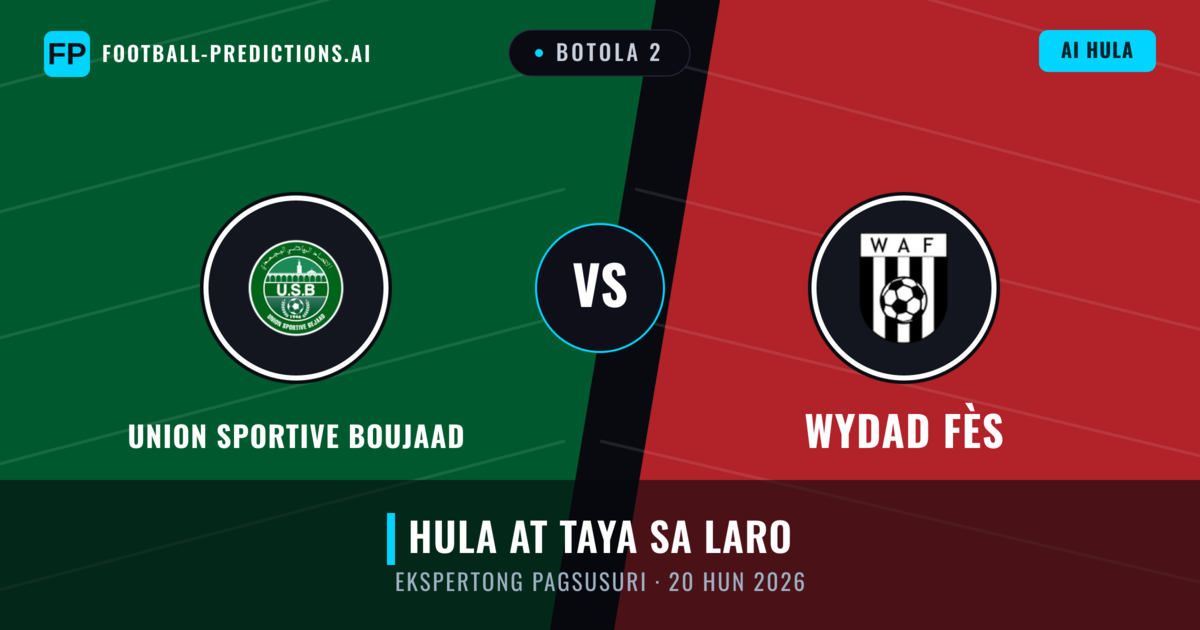 Union Sportive Boujaad vs Wydad Fès — hula at preview ng laban