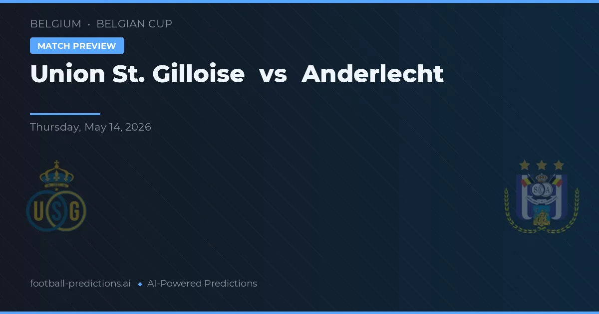 Union Saint-Gilloise vs Anderlecht — prediksi dan pratinjau pertandingan