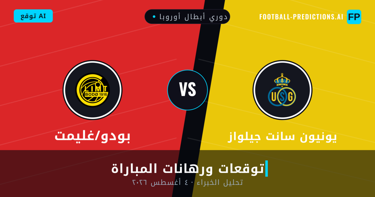 يونيون سانت جيلواز ضد بودو/غليمت — توقعات ومعاينة المباراة