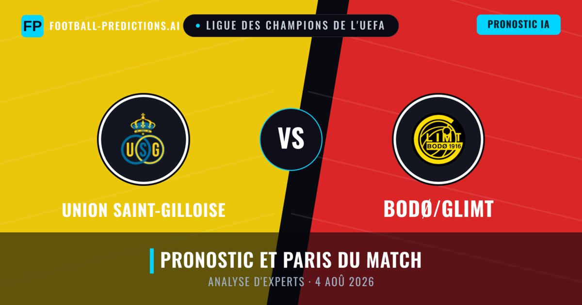 Union Saint-Gilloise vs Bodø/Glimt — pronostic et avant-match