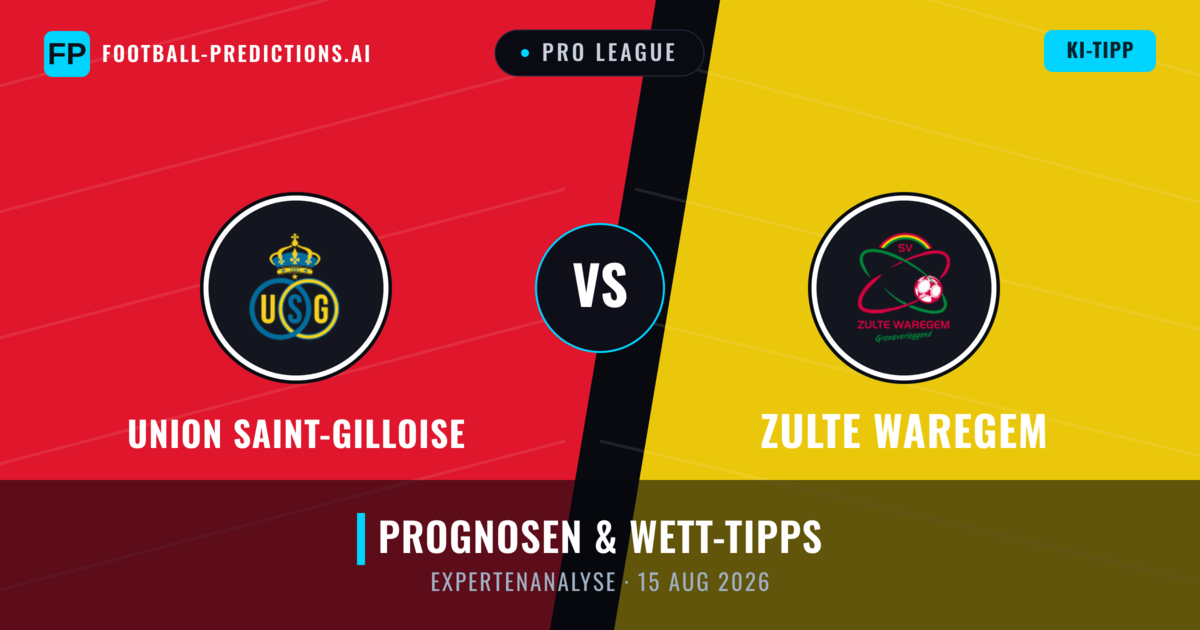 Union Saint-Gilloise vs Zulte Waregem — Prognose und Spielvorschau