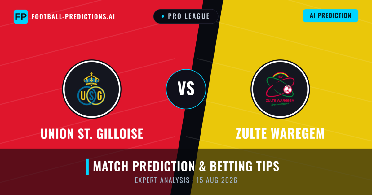 Union St. Gilloise vs Zulte Waregem — match prediction & preview