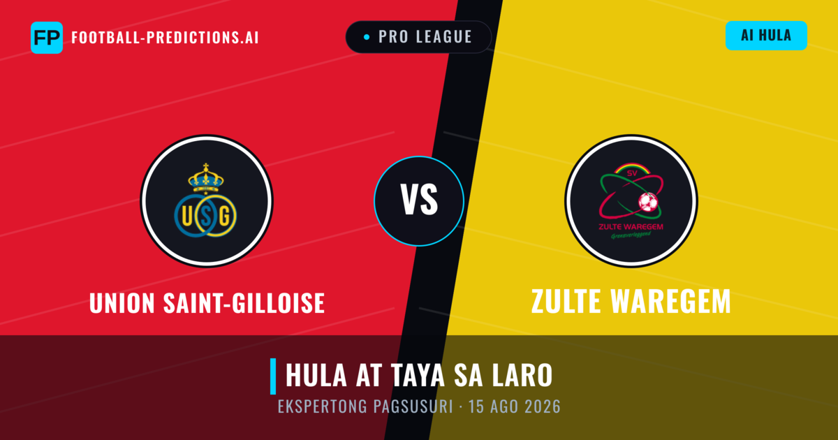 Union Saint-Gilloise vs Zulte Waregem — hula at preview ng laban
