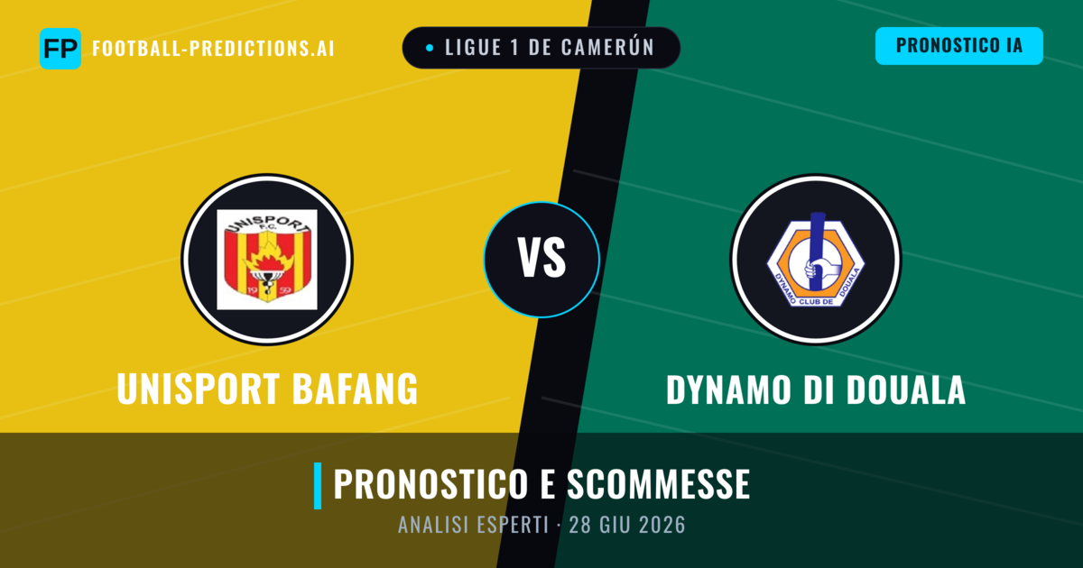 Unisport Bafang vs Dynamo di Douala — pronostico e anteprima del match