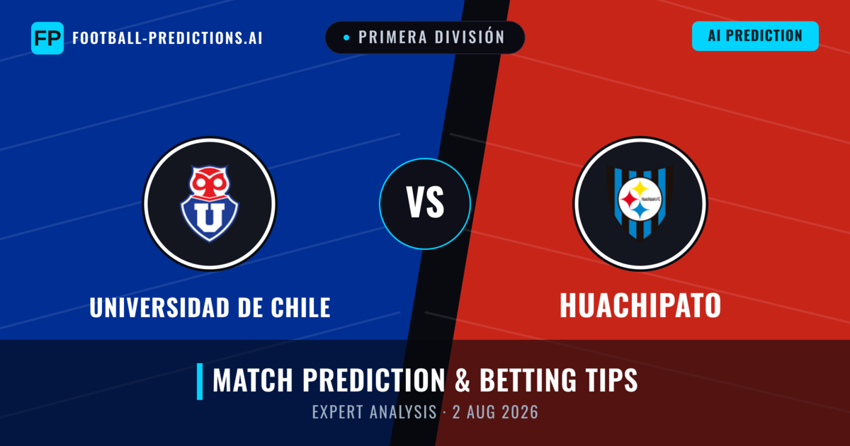 Universidad de Chile vs Huachipato — match prediction & preview