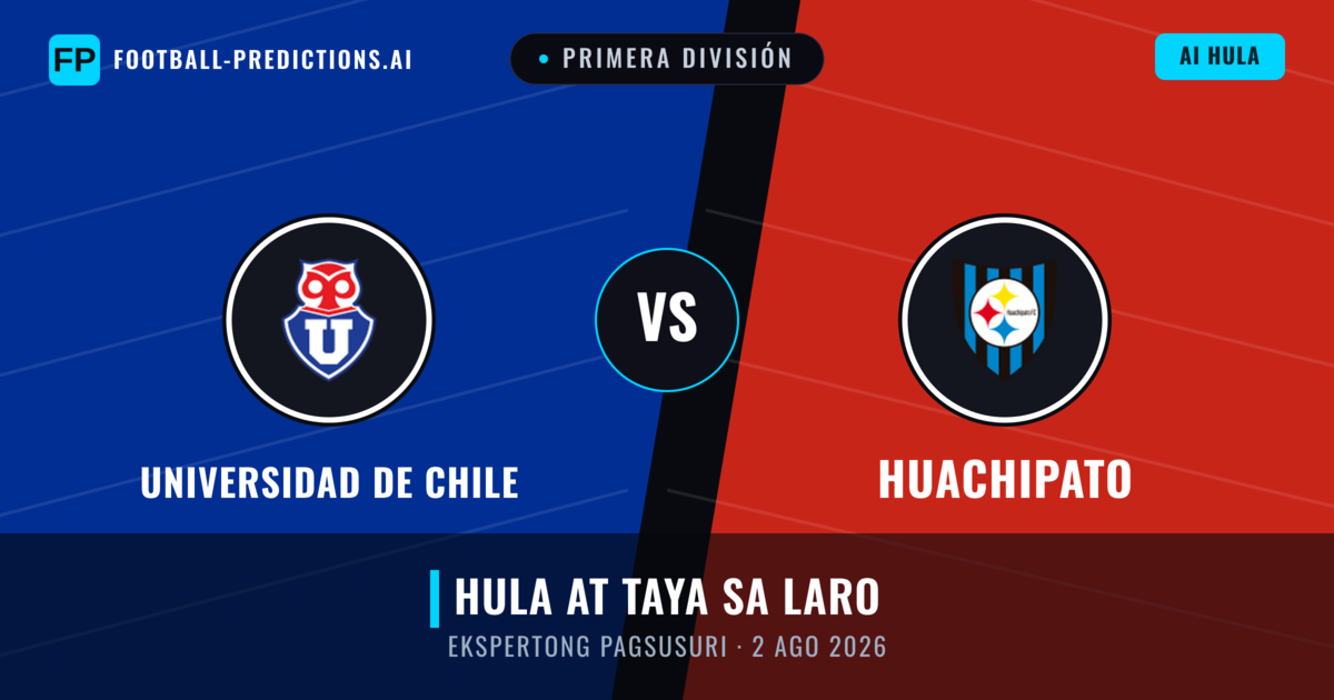 Universidad de Chile vs Huachipato — hula at preview ng laban