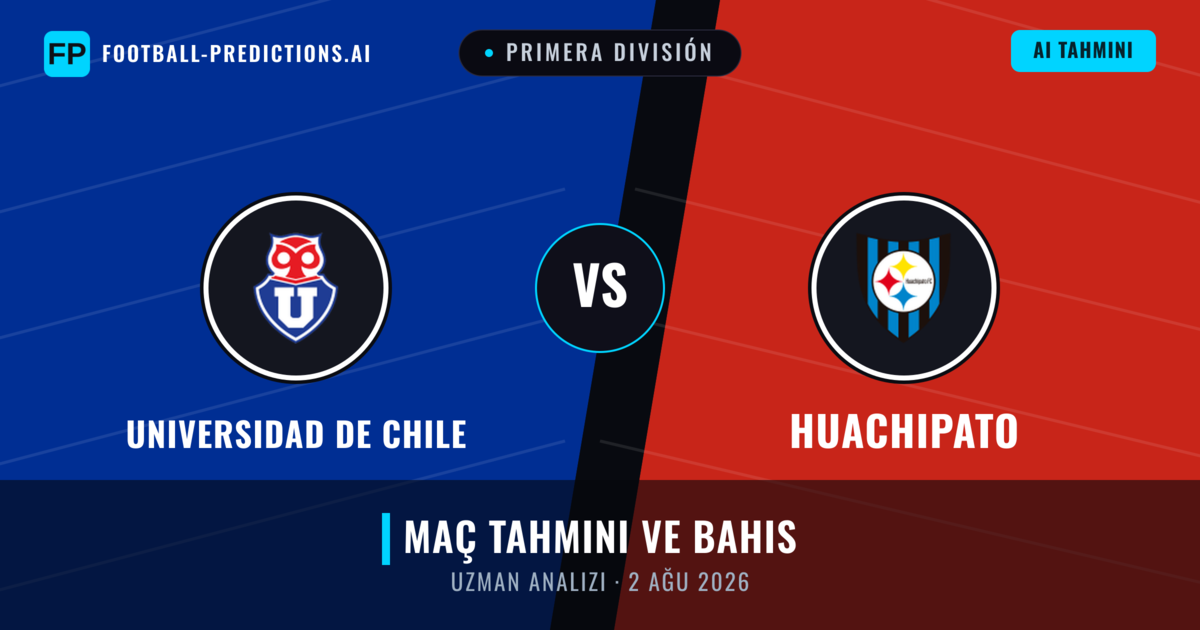 Universidad de Chile - Huachipato — maç tahmini ve önizleme