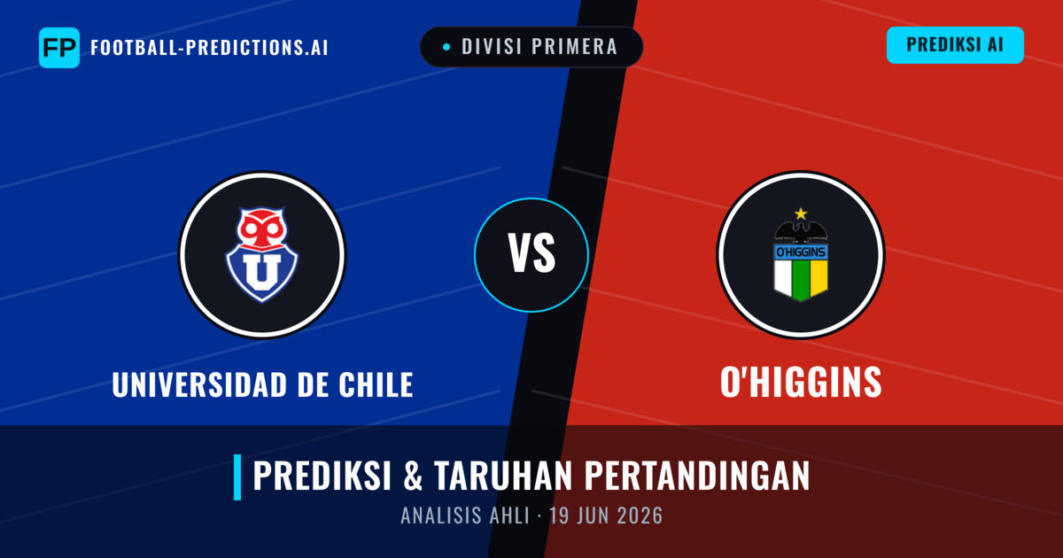 Universidad de Chile vs O'Higgins — prediksi dan pratinjau pertandingan