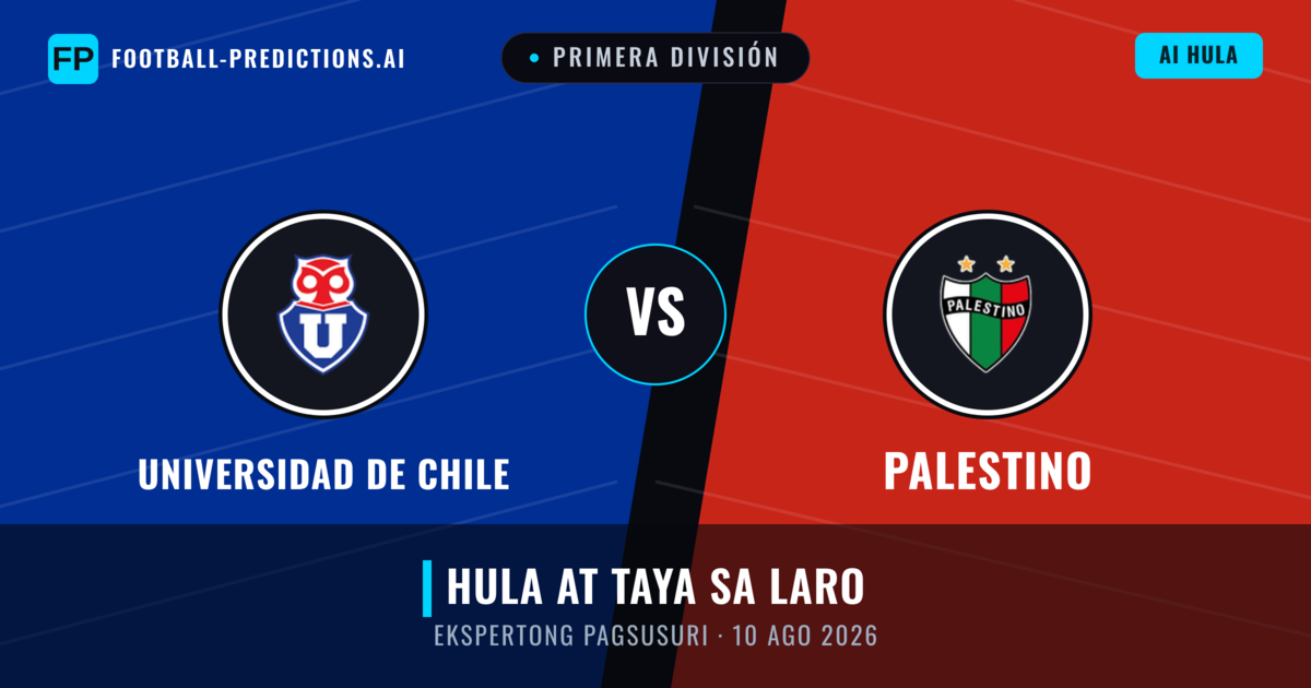 Universidad de Chile vs Palestino — hula at preview ng laban