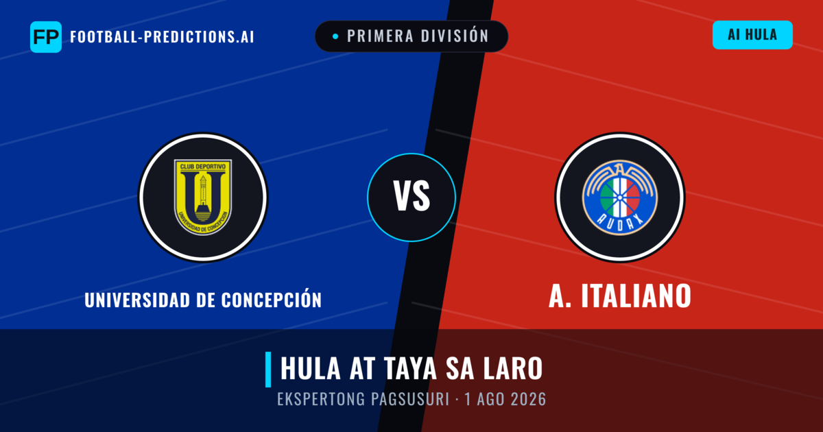 Universidad de Concepción vs A. Italiano — hula at preview ng laban