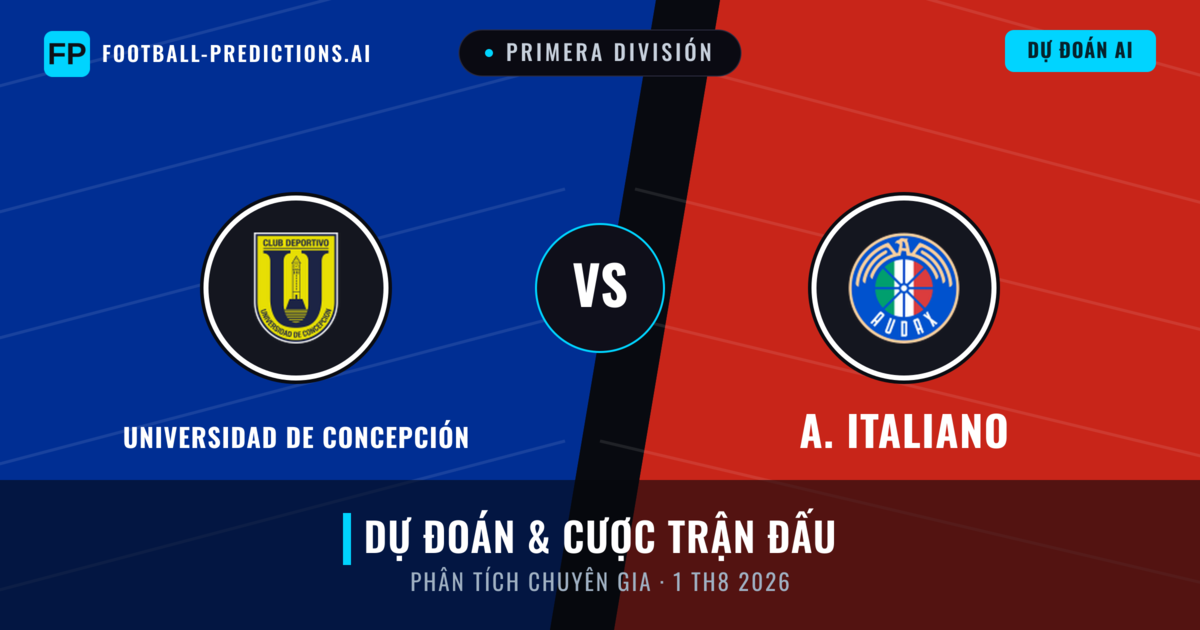 Universidad de Concepción vs A. Italiano — dự đoán và xem trước trận đấu