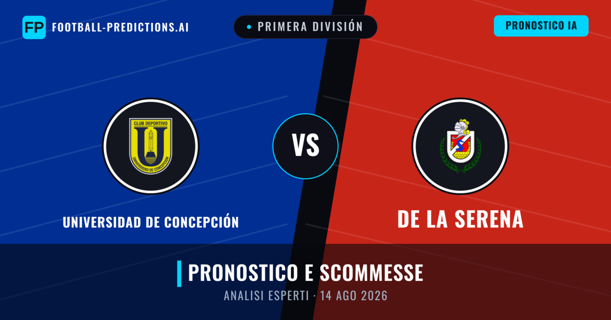 Universidad de Concepción vs De La Serena — pronostico e anteprima del match