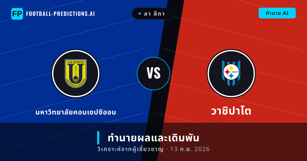 มหาวิทยาลัยคอนเซปซิออน พบ วาชิปาโต — ทำนายผลและพรีวิวการแข่งขัน