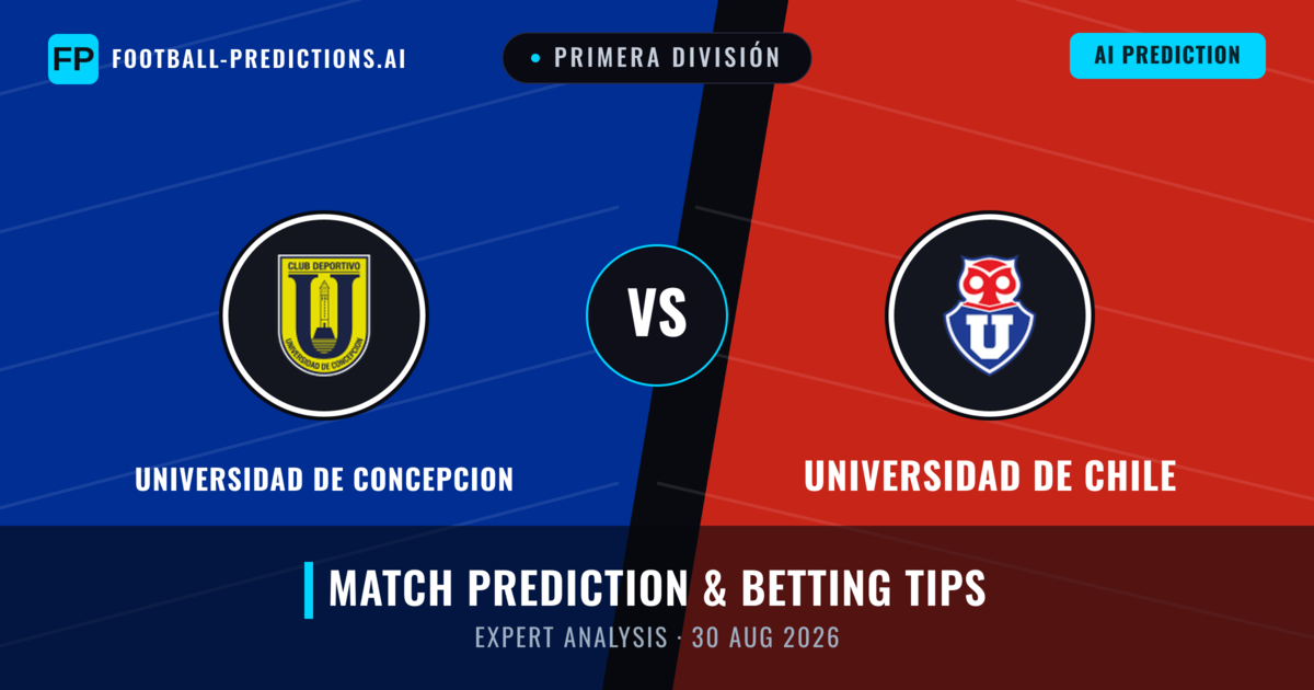 Universidad de Concepcion vs Universidad de Chile — match prediction & preview
