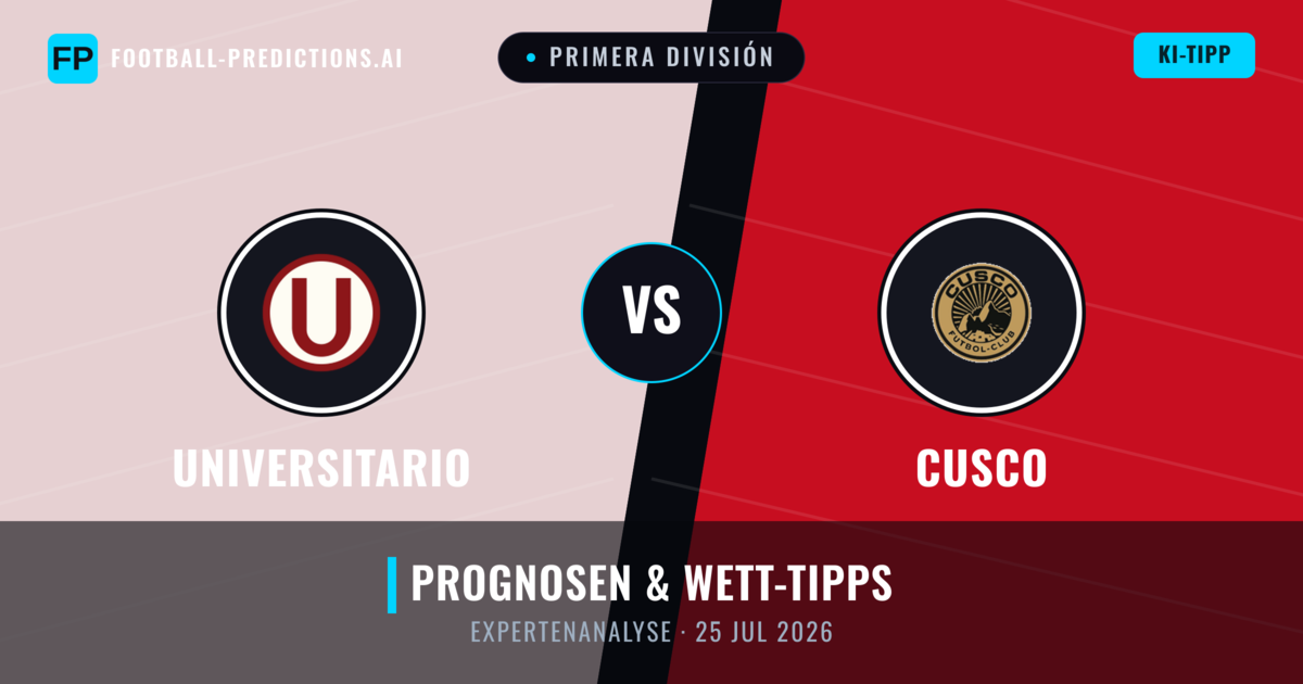 Universitario vs Cusco — Prognose und Spielvorschau