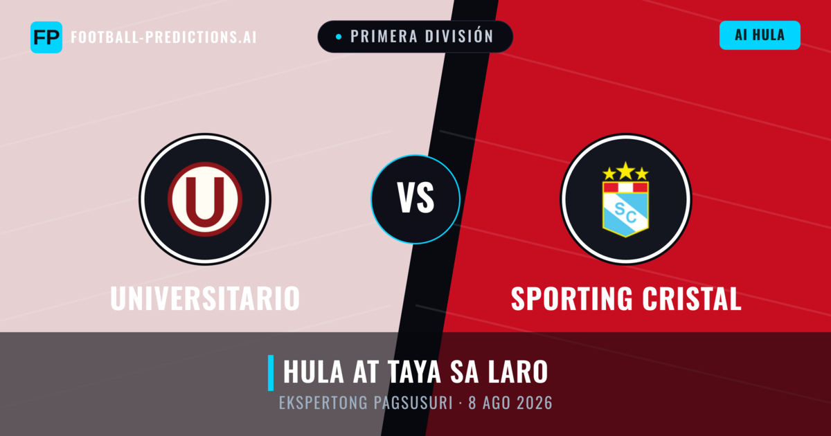 Universitario vs Sporting Cristal — hula at preview ng laban