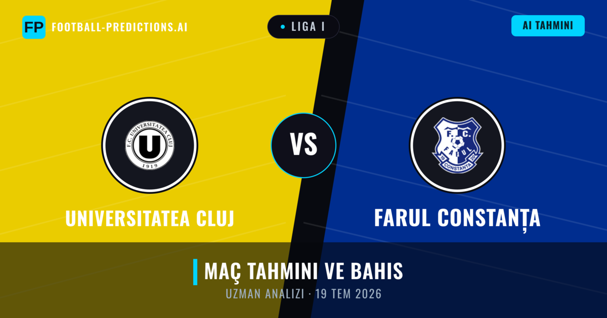 Universitatea Cluj - Farul Constanța — maç tahmini ve önizleme