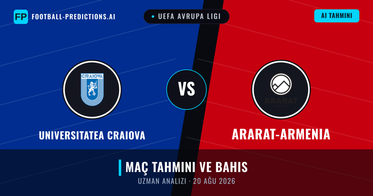 Universitatea Craiova - Ararat-Armenia — maç tahmini ve önizleme