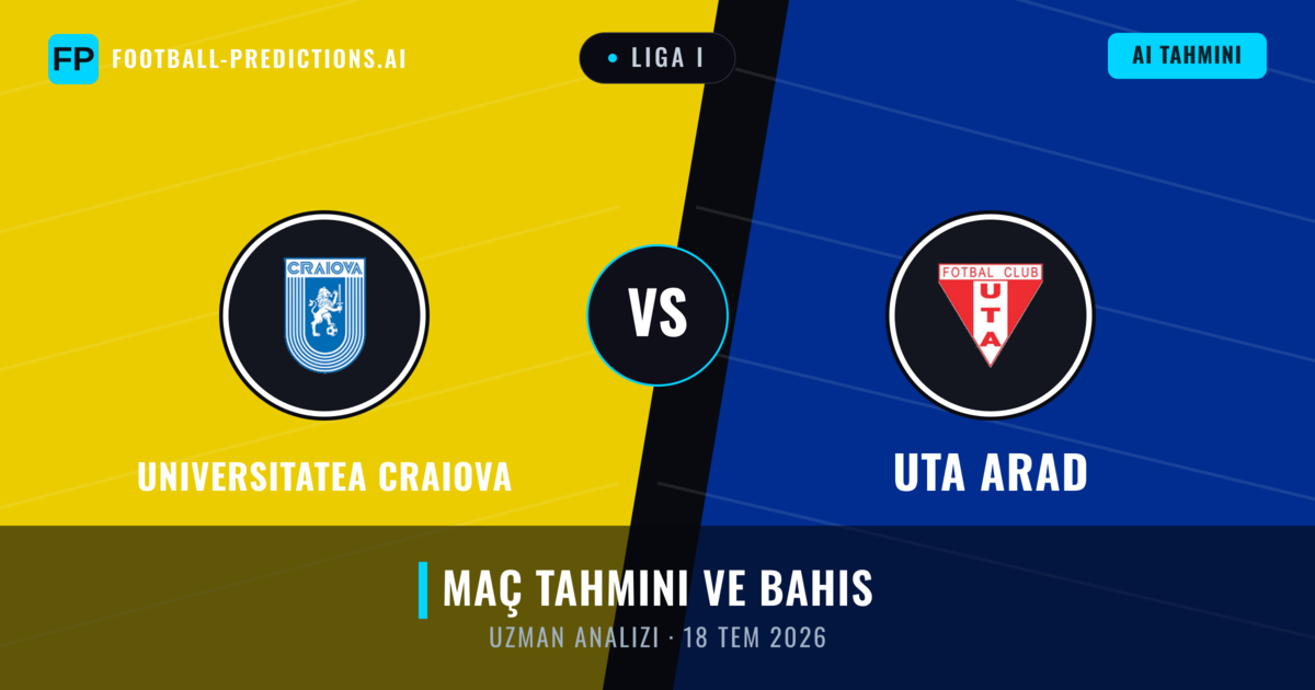 Universitatea Craiova - Uta Arad — maç tahmini ve önizleme