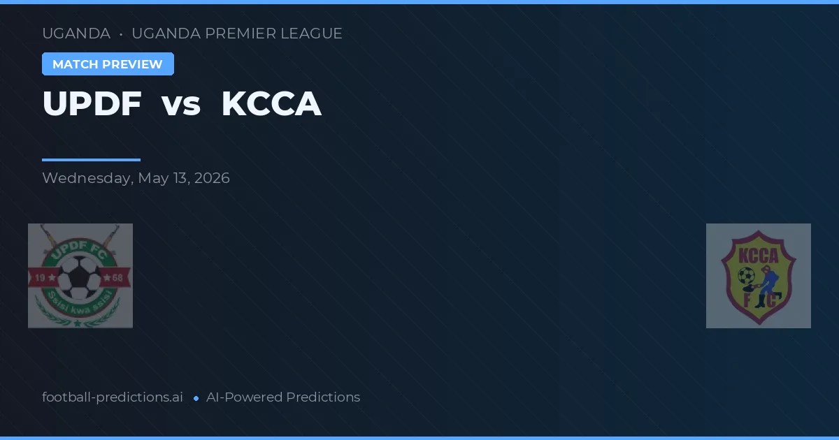 UPDF vs KCCA — pronostico e anteprima del match
