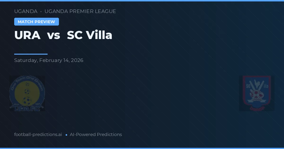 URA vs SC Villa — pronostic et avant-match