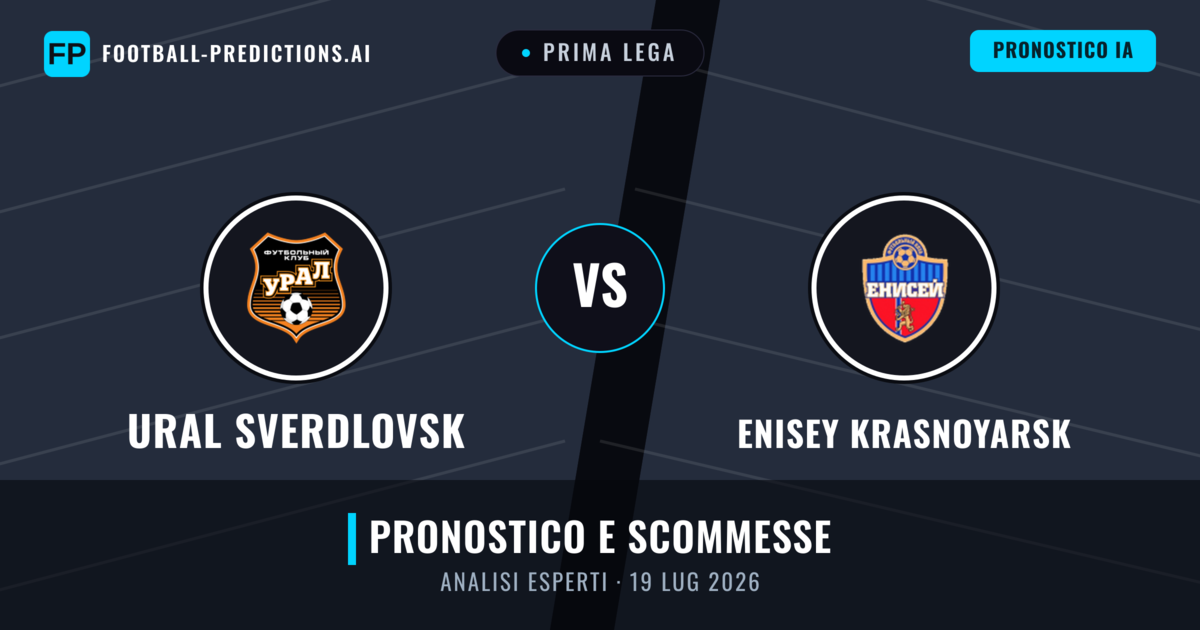 Ural Sverdlovsk vs Enisey Krasnoyarsk — pronostico e anteprima del match