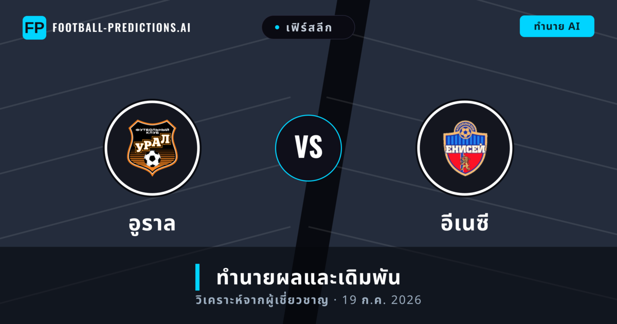 อูราล พบ อีเนซี — ทำนายผลและพรีวิวการแข่งขัน