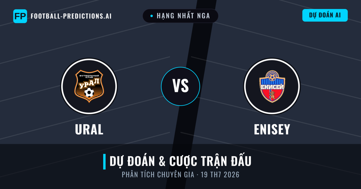 Ural vs Enisey — dự đoán và xem trước trận đấu
