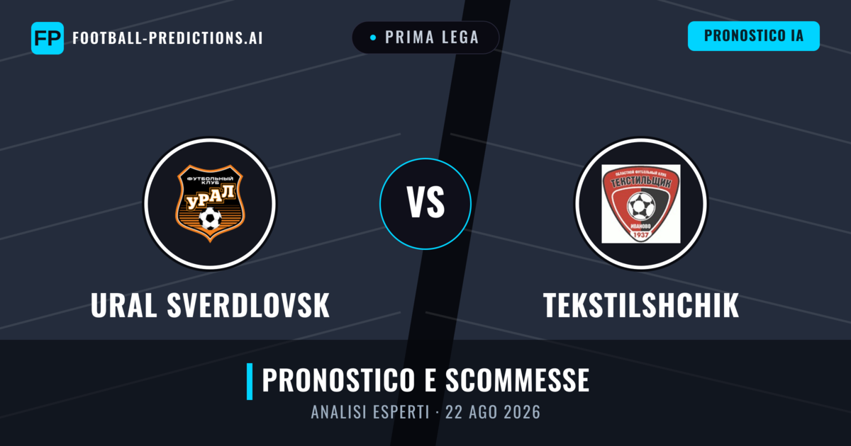 Ural Sverdlovsk vs Tekstilshchik — pronostico e anteprima del match
