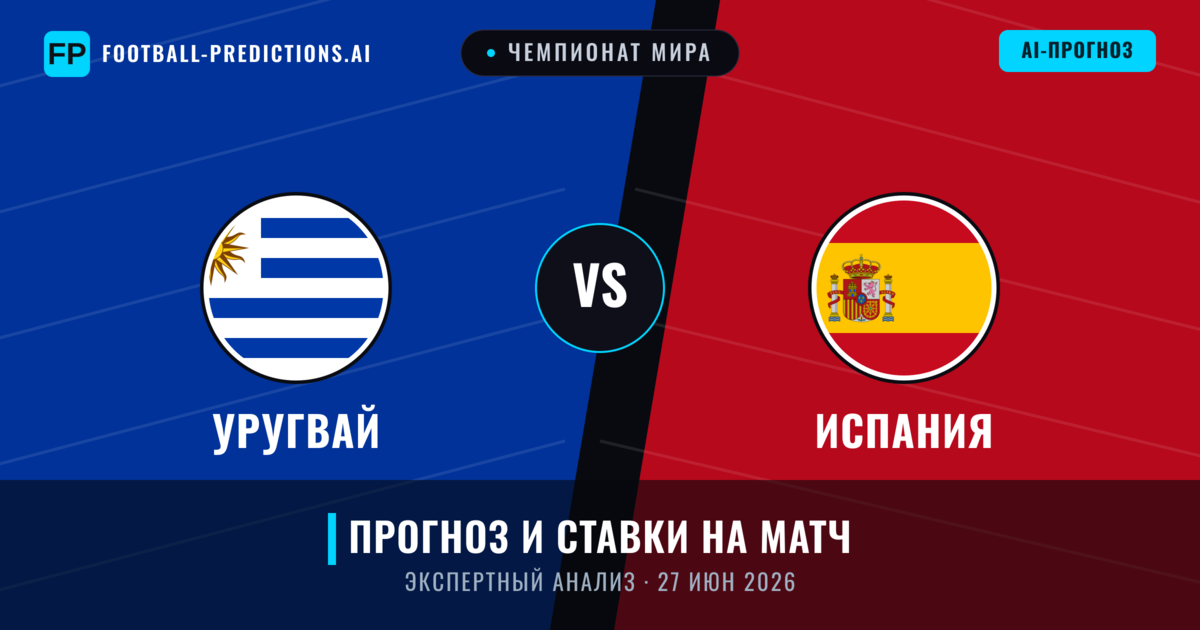 Уругвай – Испания — прогноз и превью матча