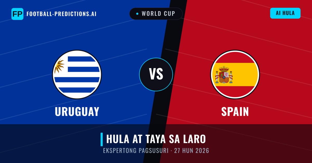 Uruguay vs Spain — hula at preview ng laban