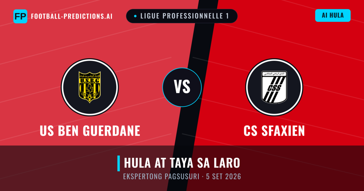 US Ben Guerdane vs CS Sfaxien — hula at preview ng laban