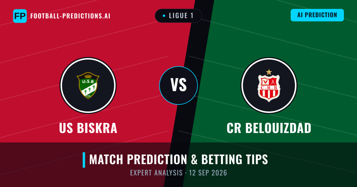 US Biskra vs CR Belouizdad — match prediction & preview