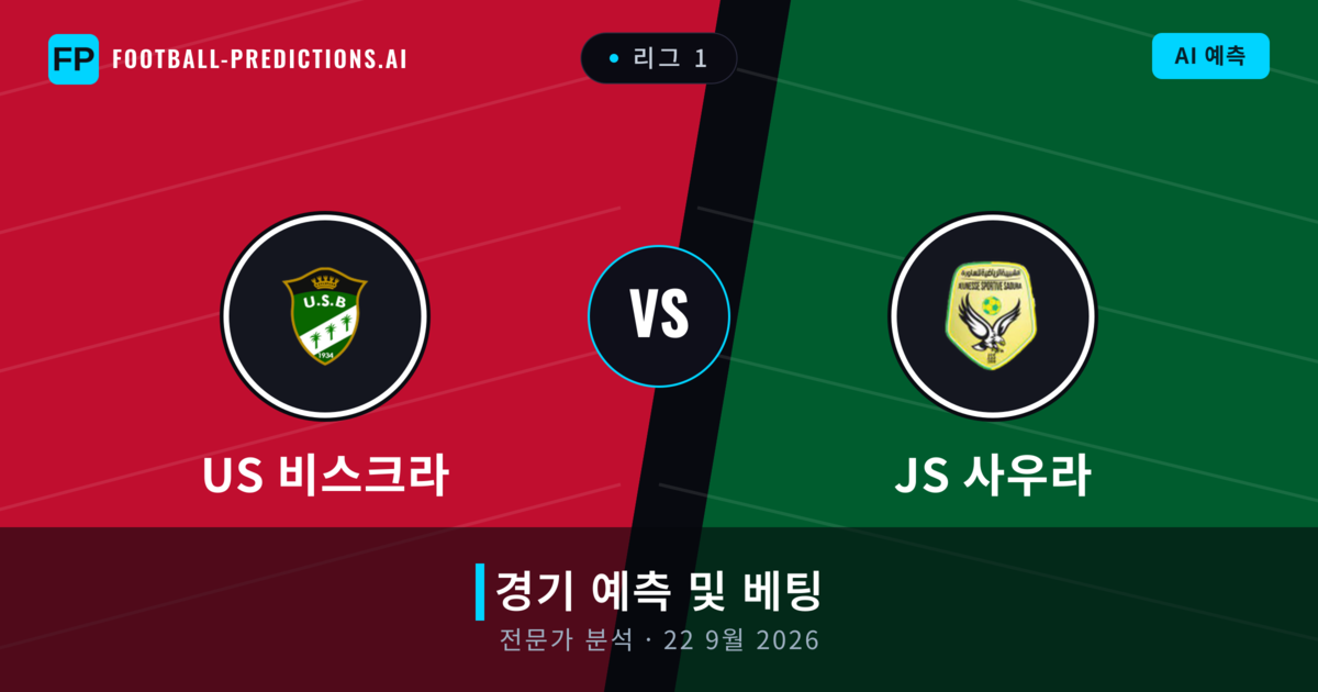 US 비스크라 대 JS 사우라 — 경기 예측 및 프리뷰