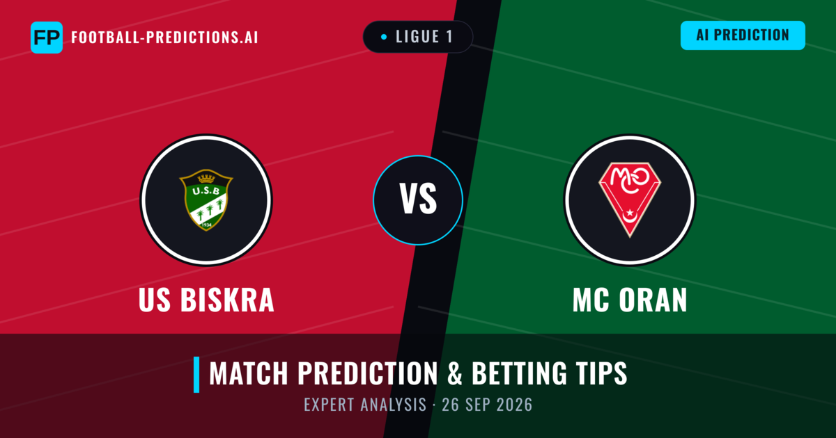 US Biskra vs MC Oran — match prediction & preview