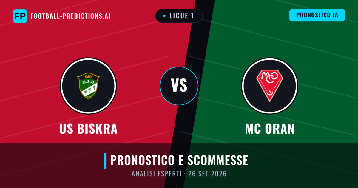 US Biskra vs MC Oran — pronostico e anteprima del match